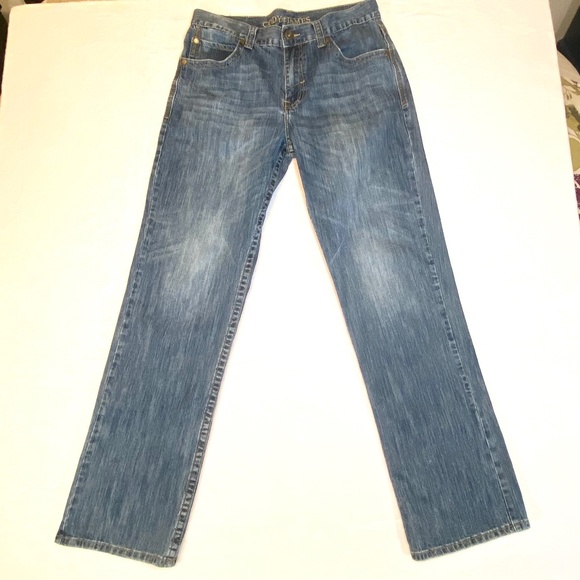 Cody James Core Mens Classic Straight Jeans Blue Stretch Medium Wash Denim 32x34 - Picture 1 of 10